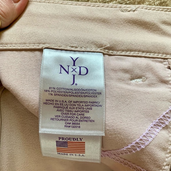 💥EUC💥 NYDJ Very Slimming Alina Jeans - a Summer Staple! Light Khaki / Sz 6✨✨✨ - Picture 8 of 9